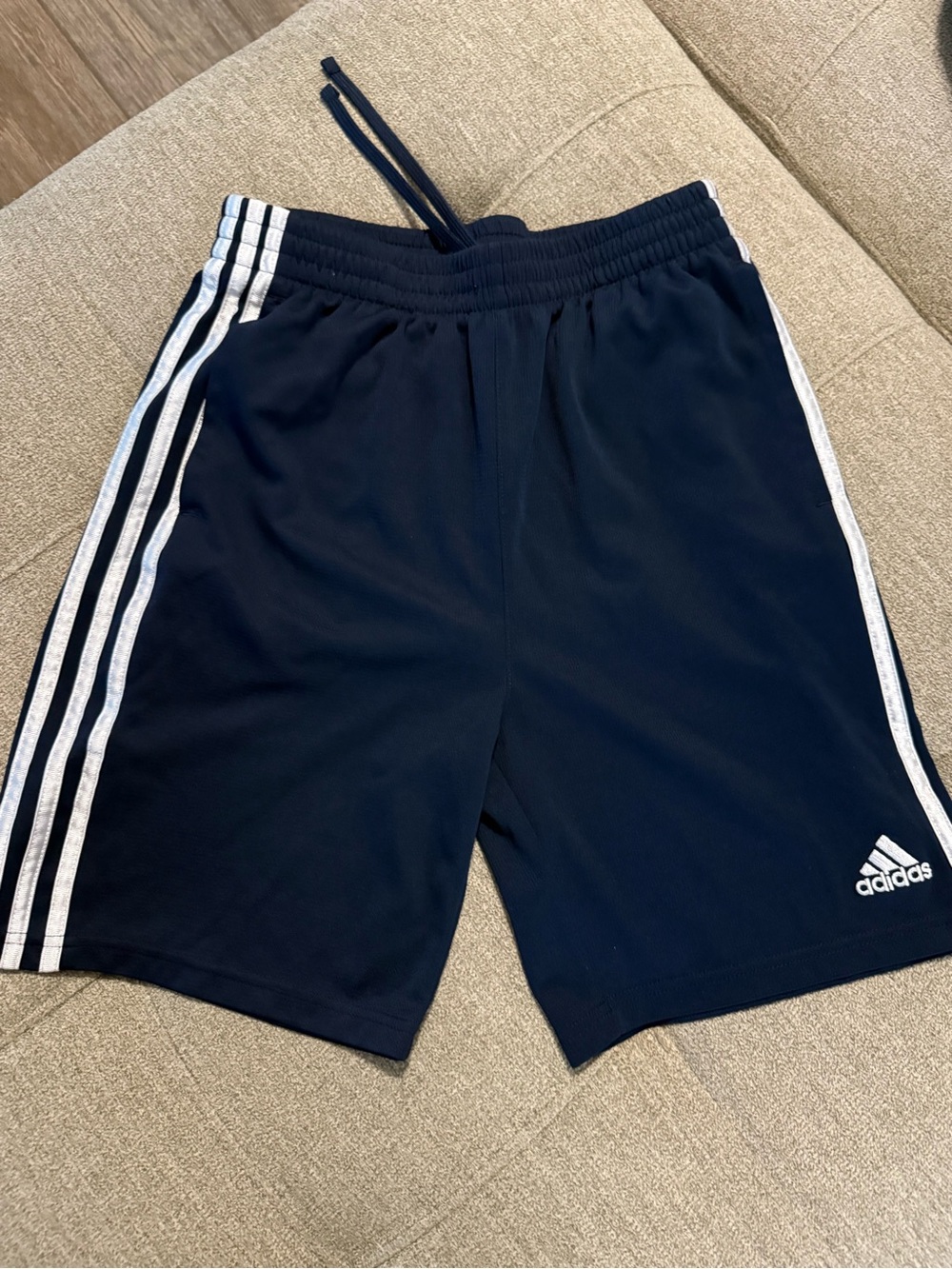Adidas boy’s Navy Blue Performance Shorts